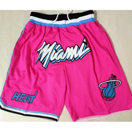 NBA Miami Heat Uomo Pantaloncini Tascabili M003 Swingman